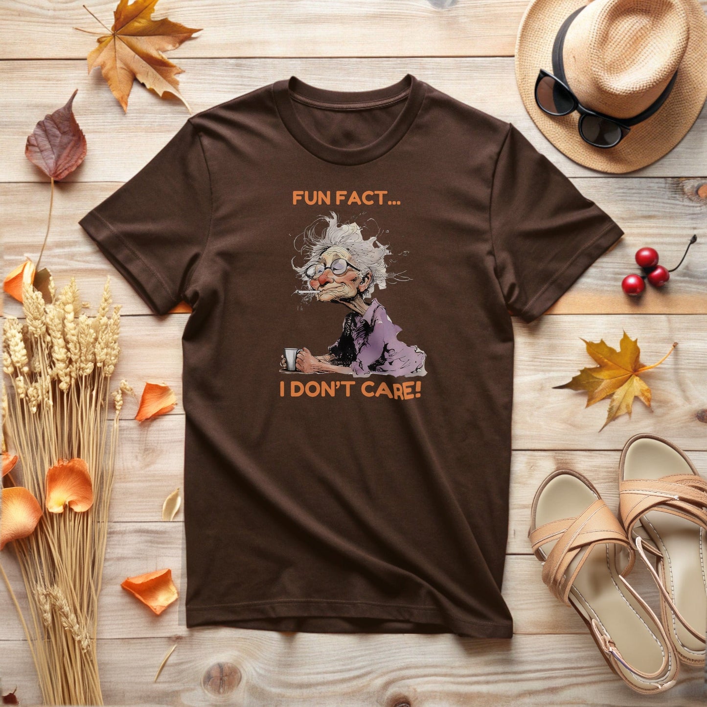 Don't Care Granny T-shirt