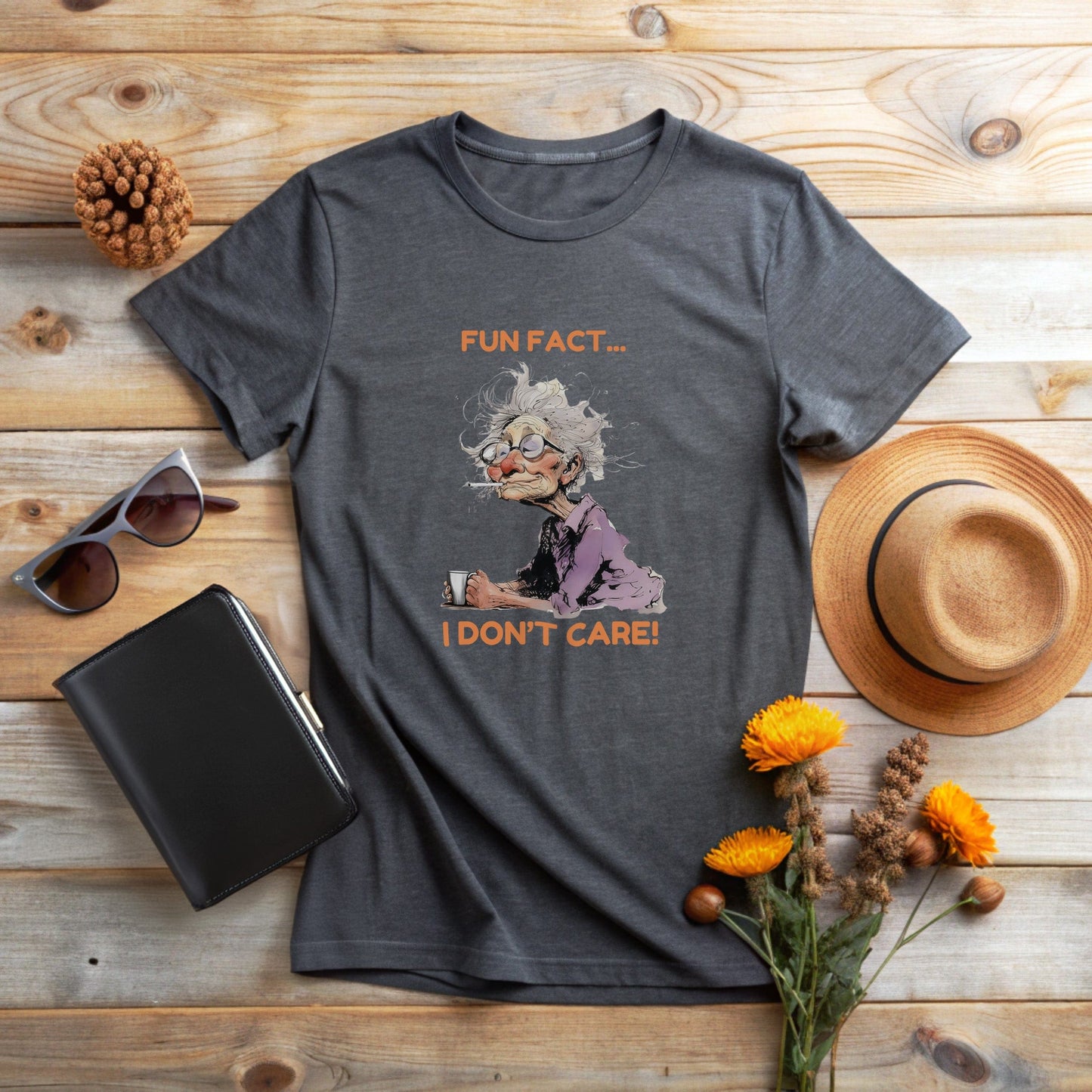 Don't Care Granny T-shirt