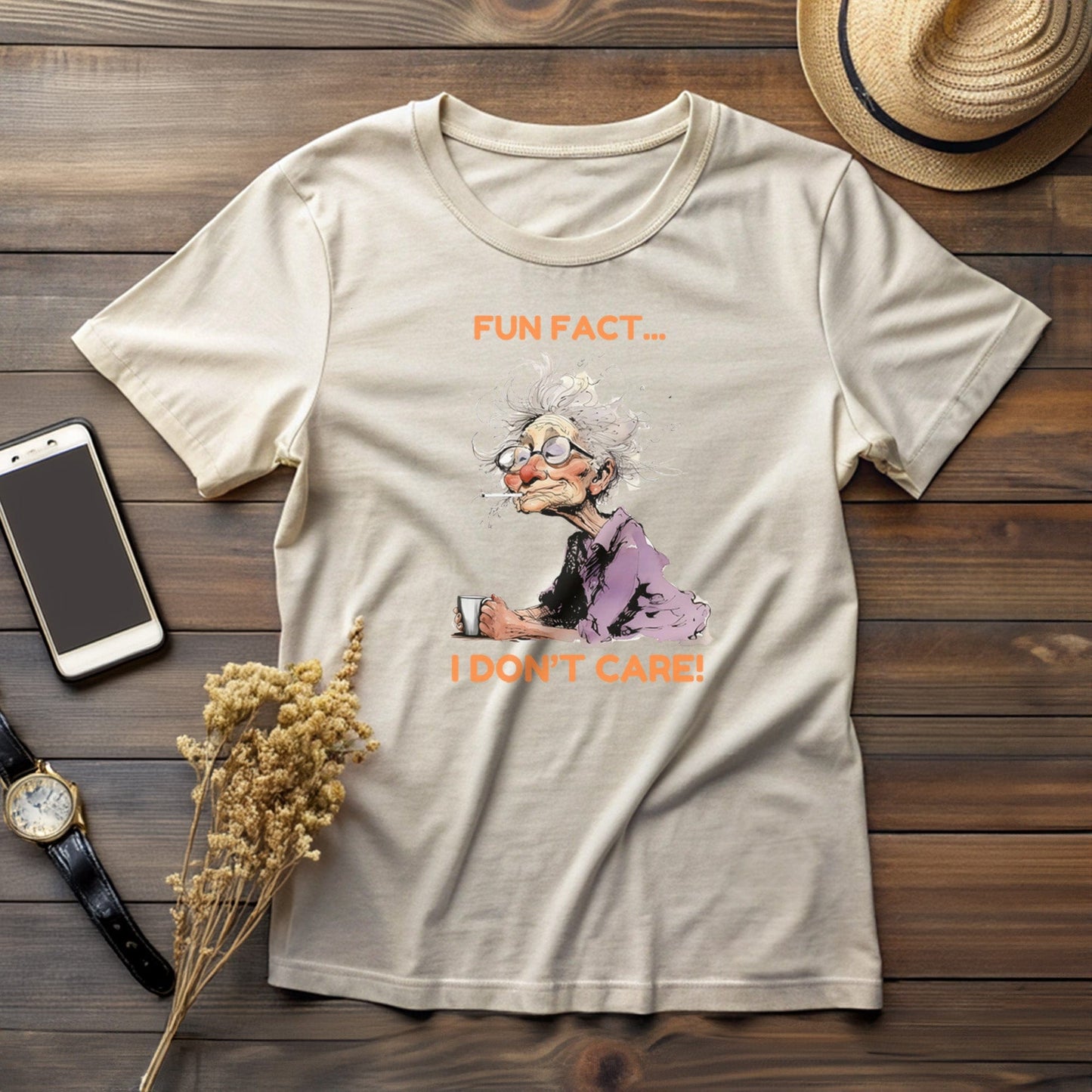 Don't Care Granny T-shirt