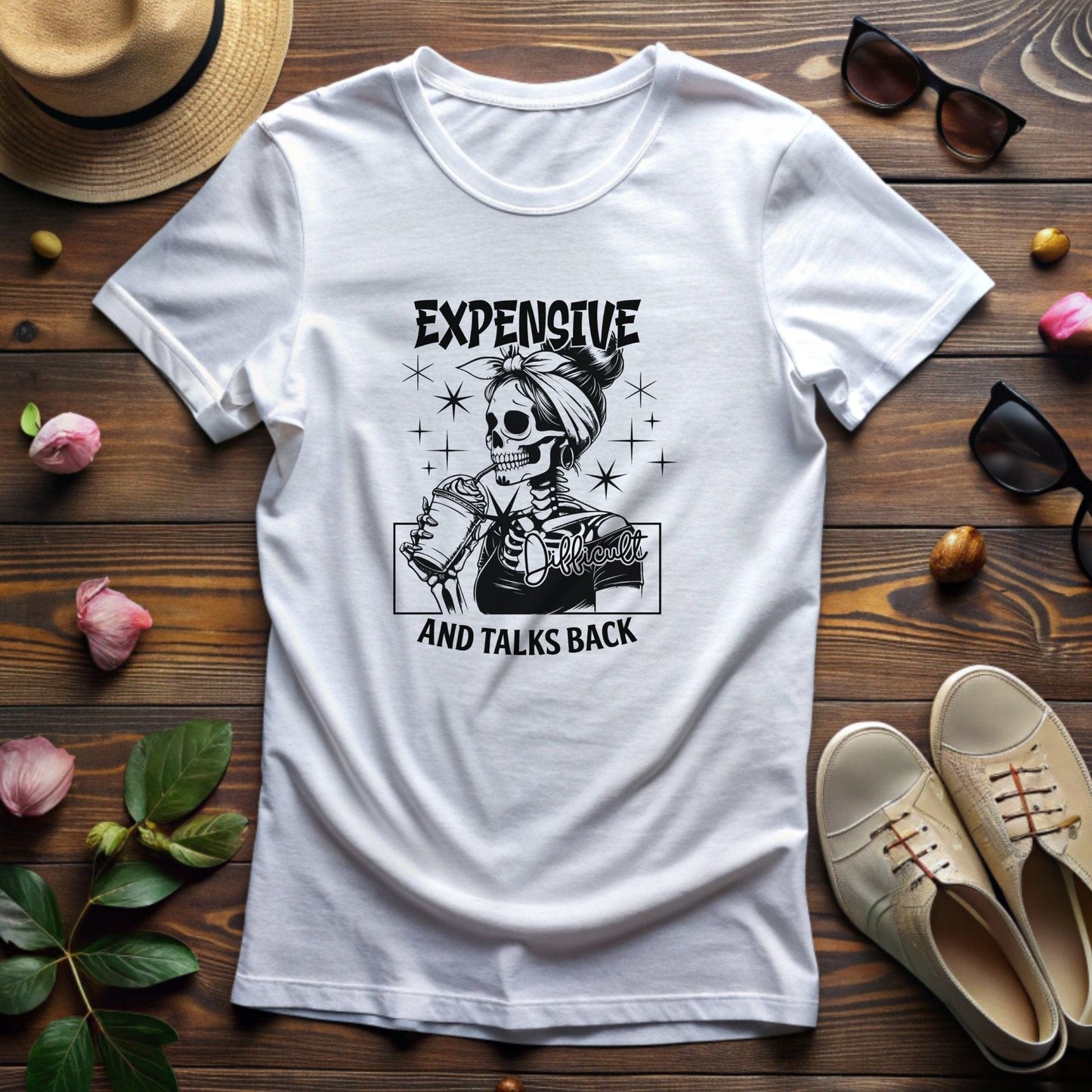 Difficult Teen Skeleton Girl T-Shirt