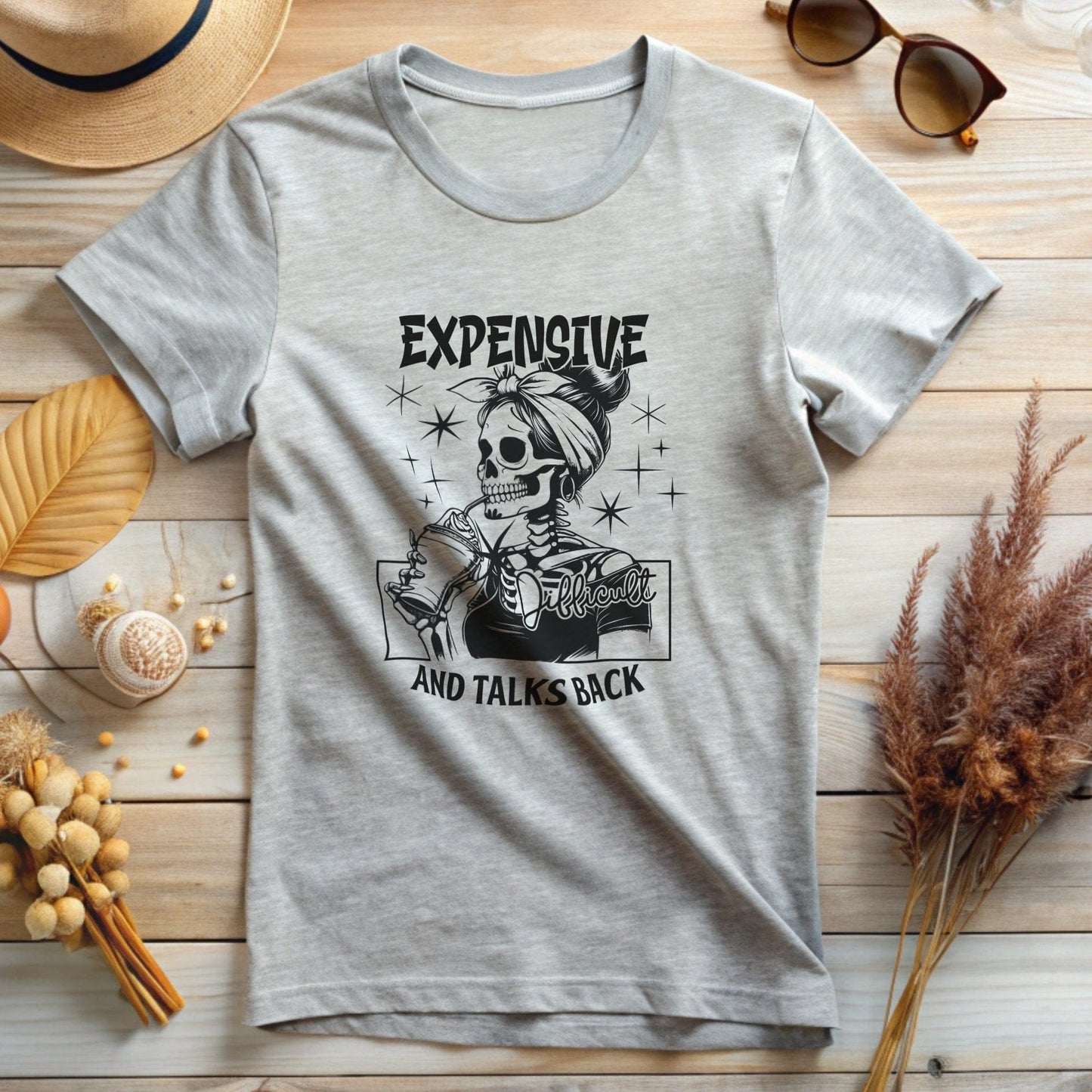 Difficult Teen Skeleton Girl T-Shirt
