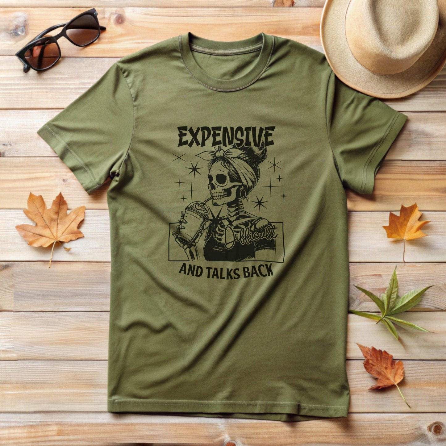 Difficult Teen Skeleton Girl T-Shirt