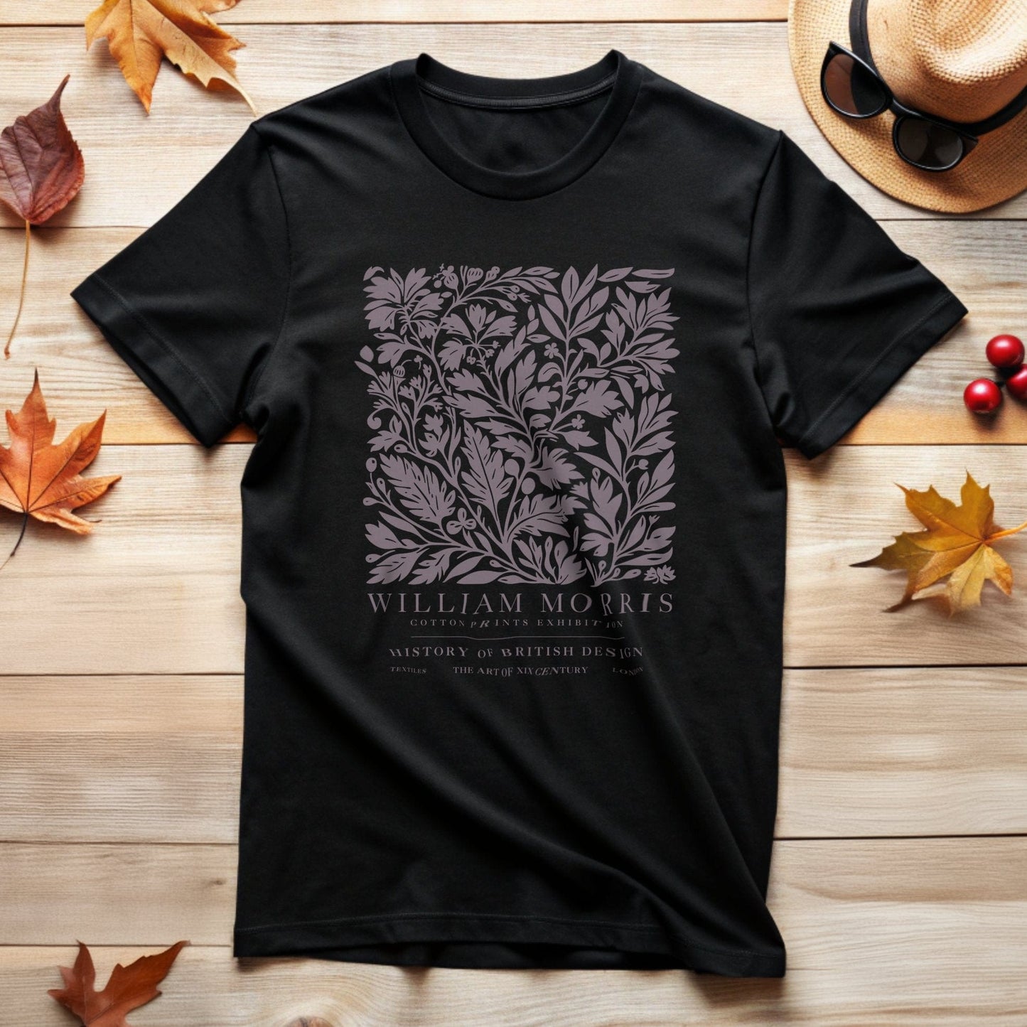William Morris Leaves in Lavendar T-Shirt