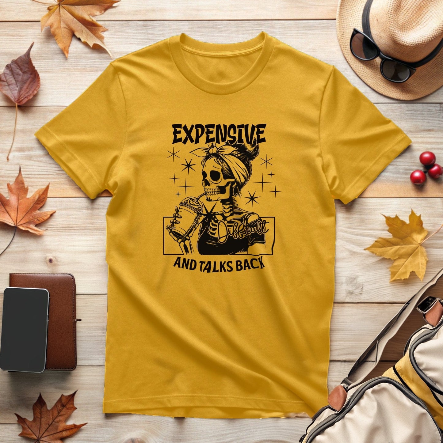 Difficult Teen Skeleton Girl T-Shirt