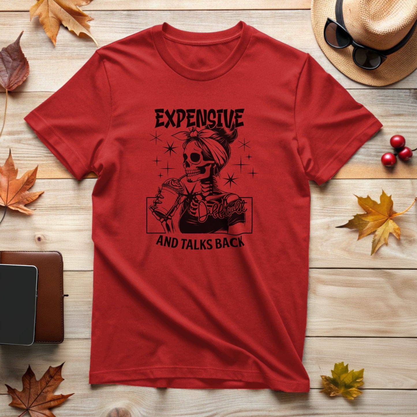 Difficult Teen Skeleton Girl T-Shirt