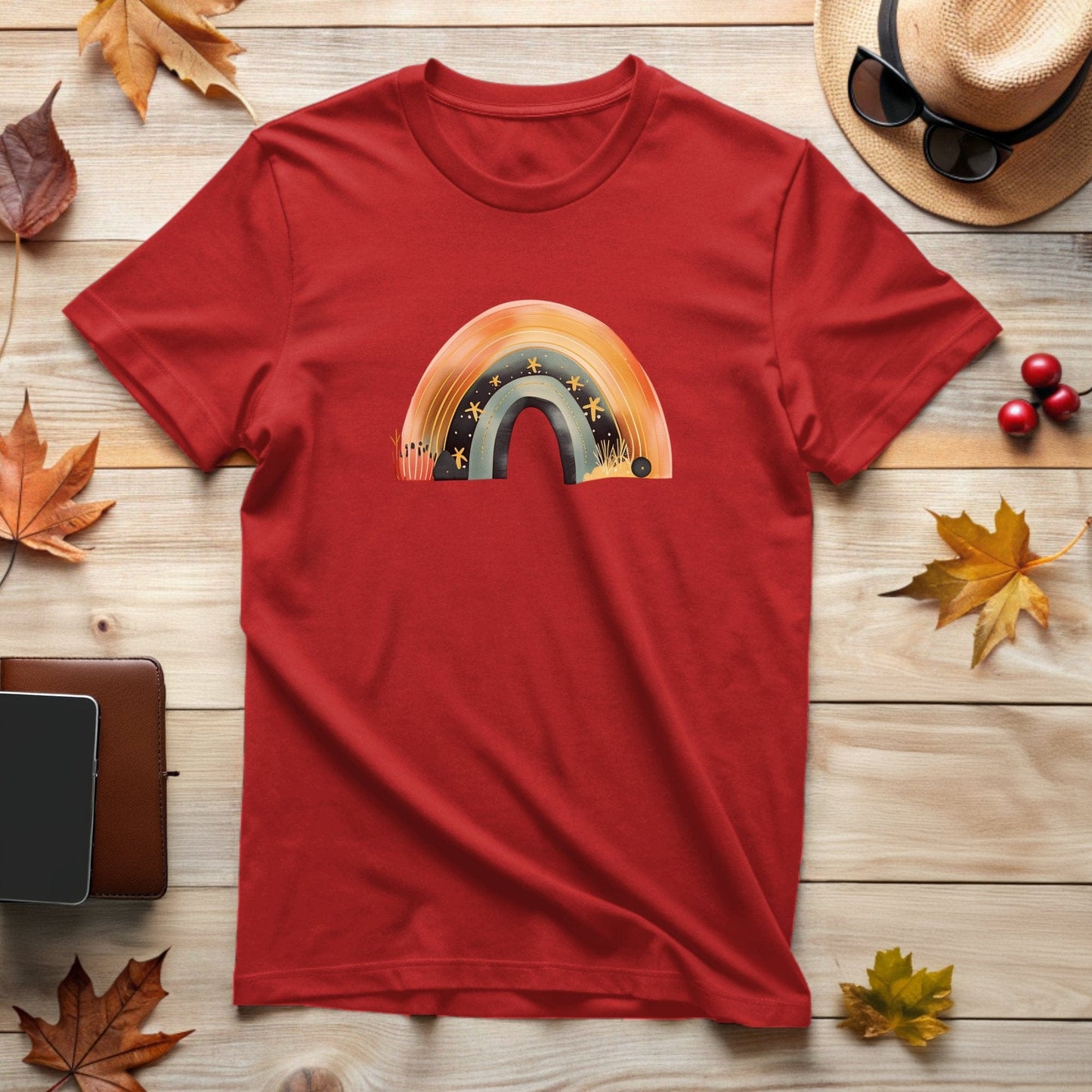 Rainbow with Stars T-Shirt