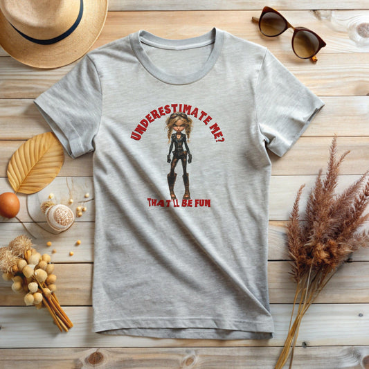 Biker Chick Blonde T-Shirt