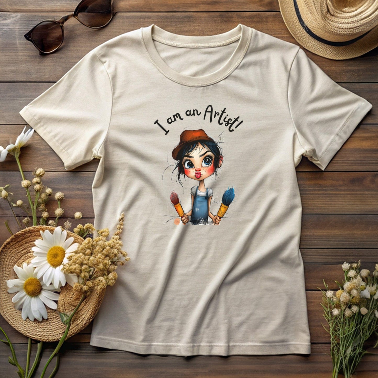 Girl Painter T-Shirt