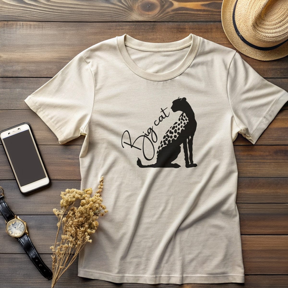 Big Cat Graphic T-Shirt