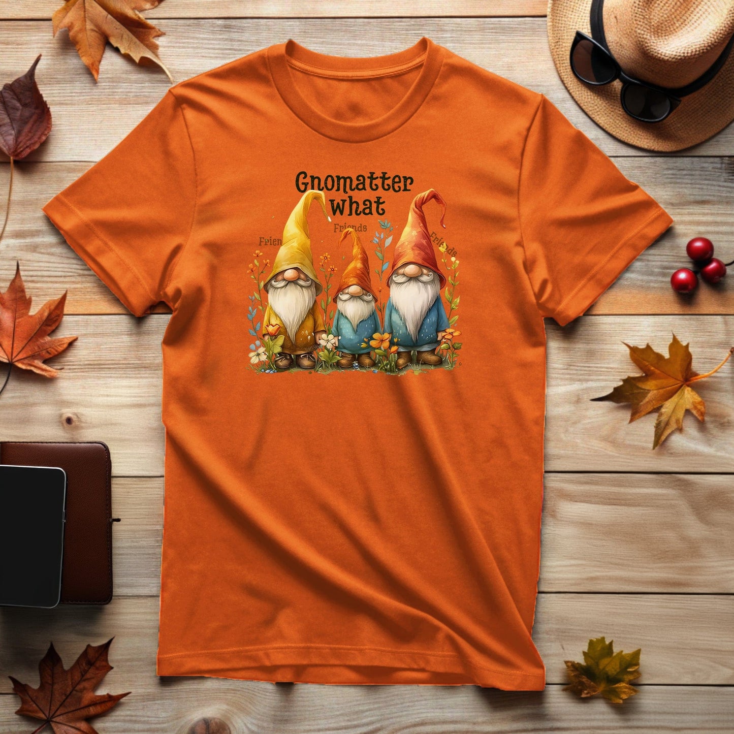 Best Friends Gnome Trio Graphic T-Shirt