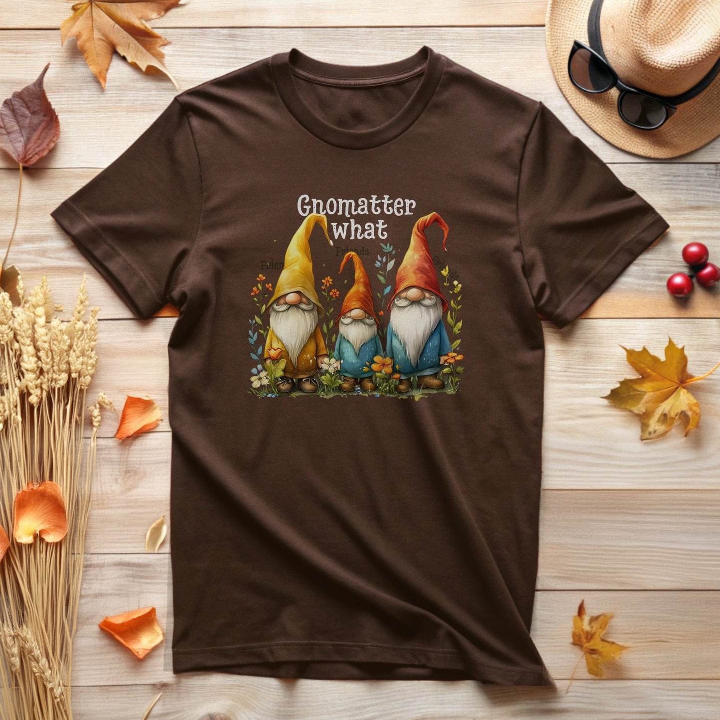 Best Friends Gnome Trio Graphic T-Shirt