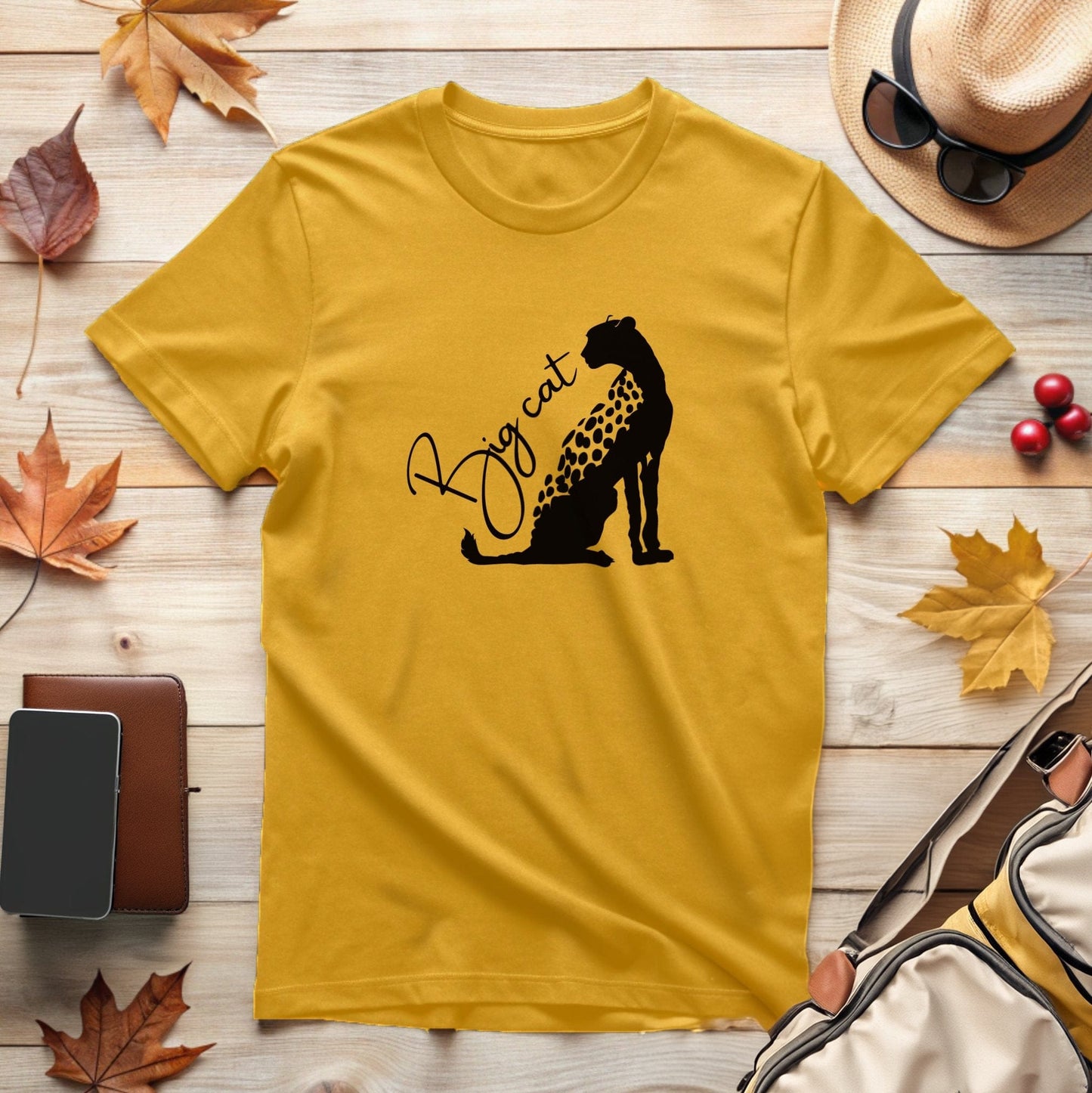 Big Cat Graphic T-Shirt