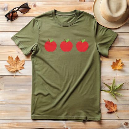 Red Apples Graphic Design T-Shirt