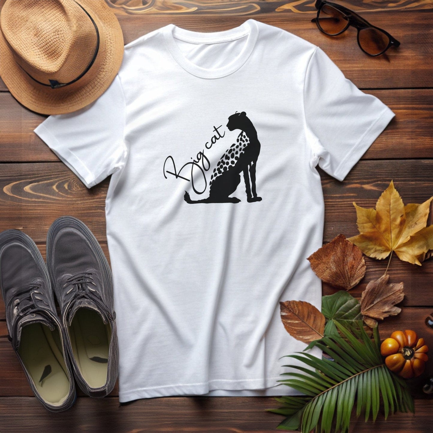 Big Cat Graphic T-Shirt