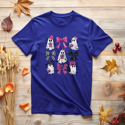 Bows and Pumpkins Ghosts T-Shirt