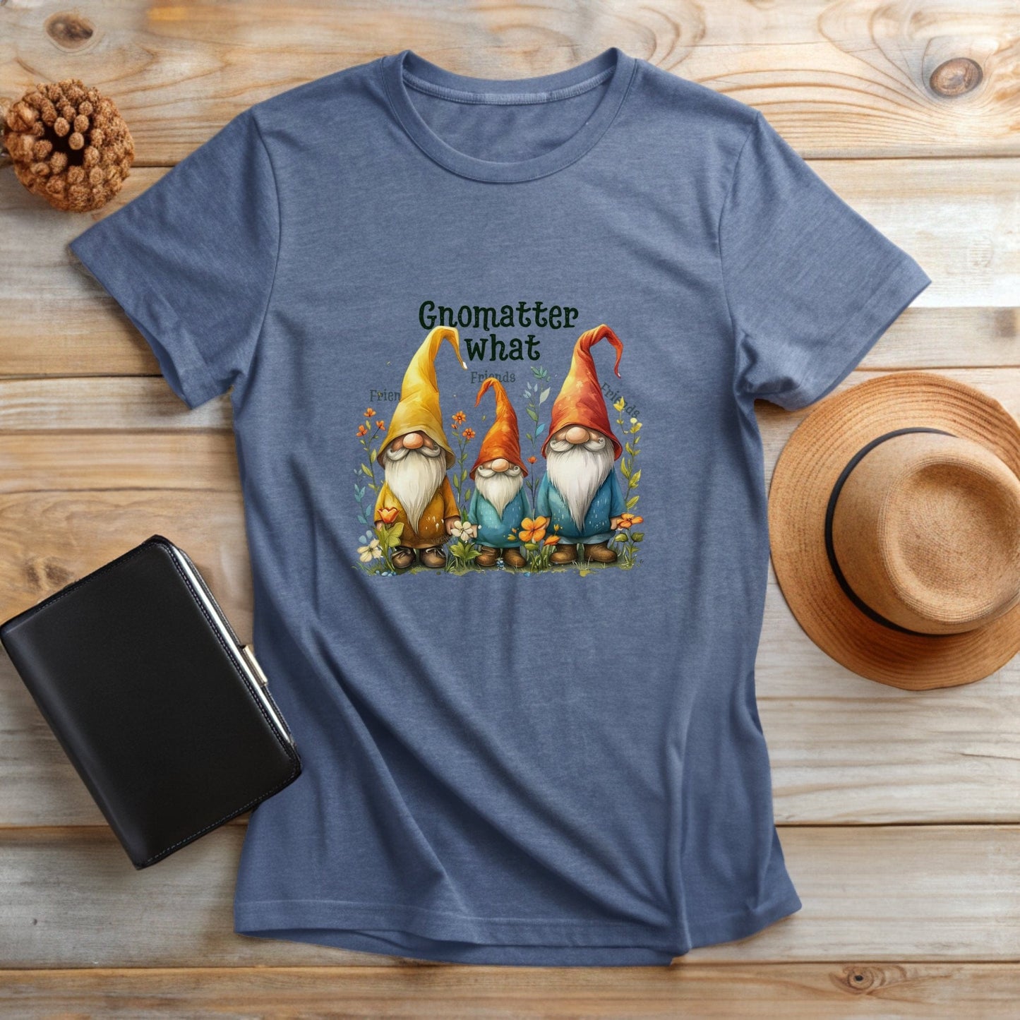 Best Friends Gnome Trio Graphic T-Shirt