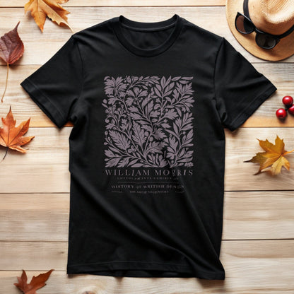 William Morris Leaves in Lavendar T-Shirt