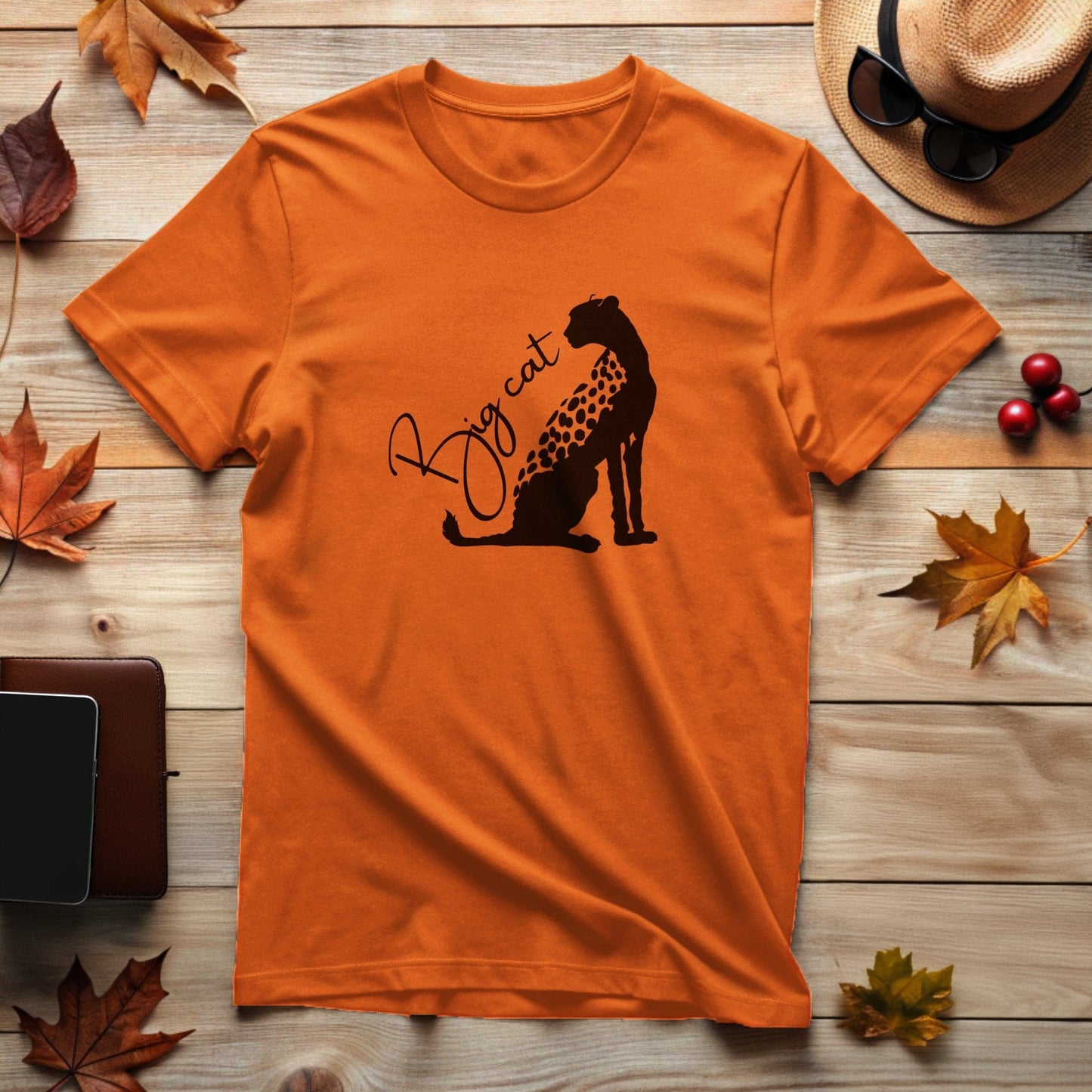 Big Cat Graphic T-Shirt