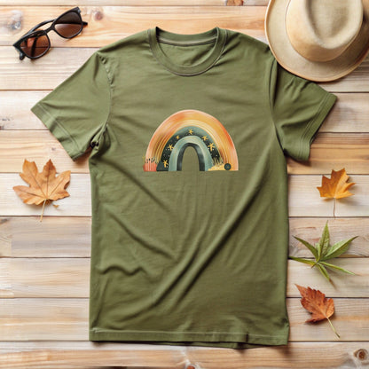 Rainbow with Stars T-Shirt