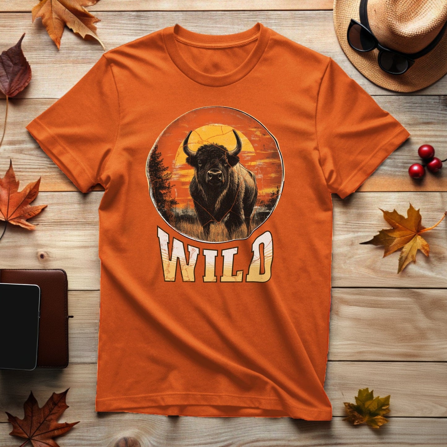 Bison at Sunset T-Shirt