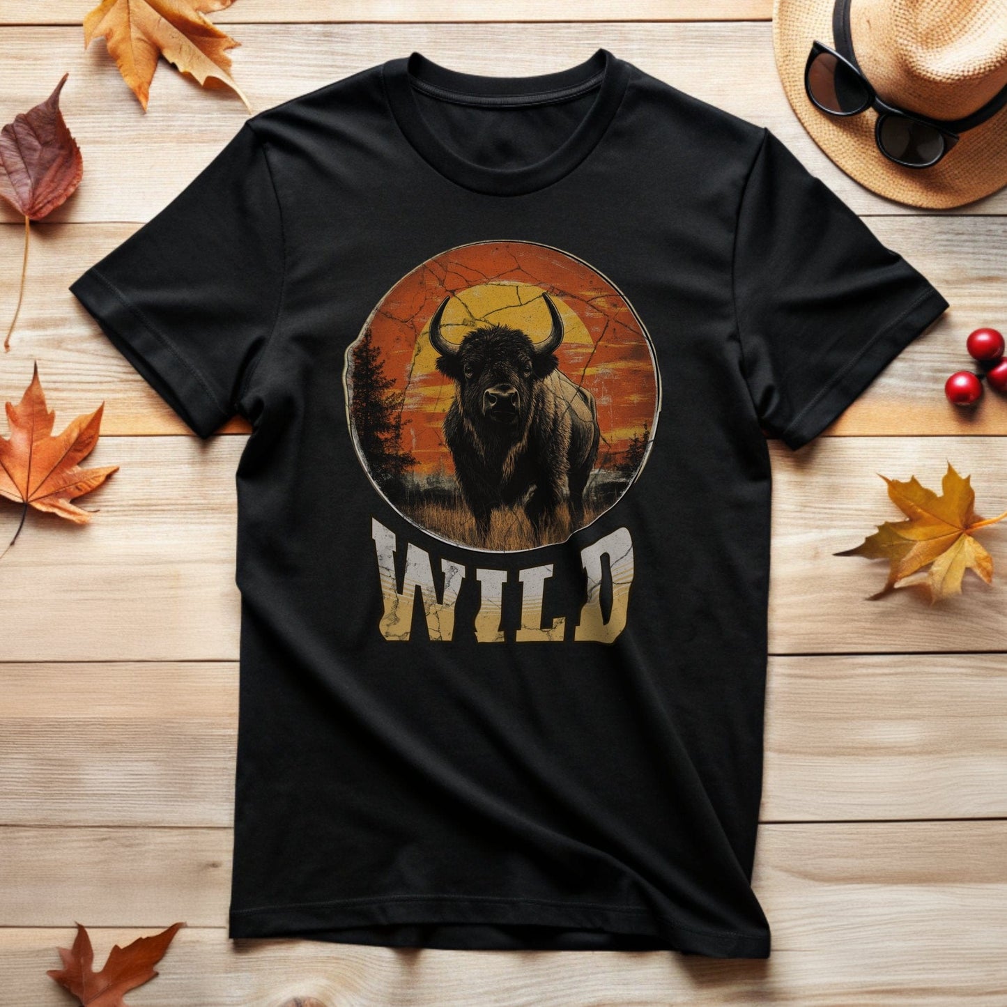 Bison at Sunset T-Shirt