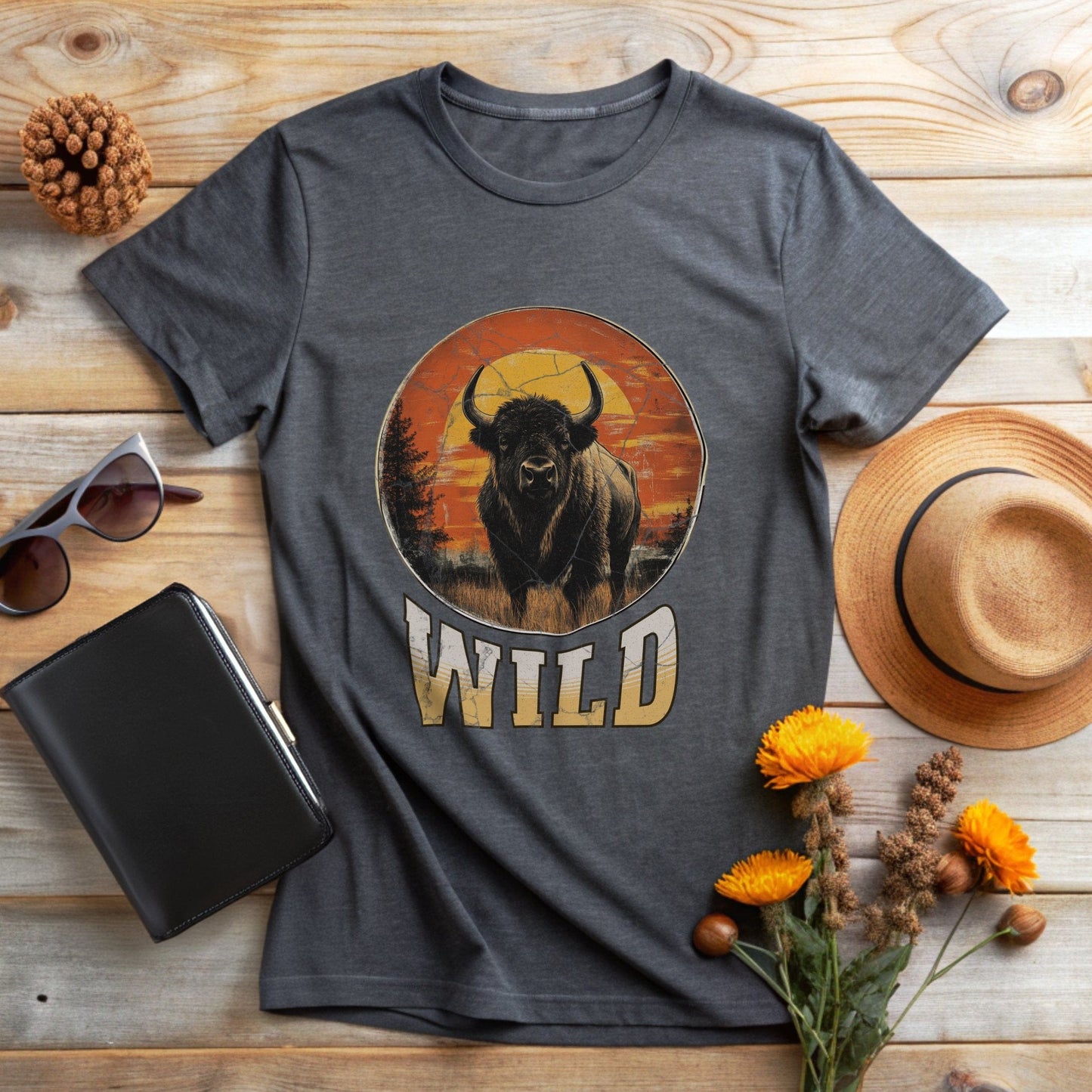 Bison at Sunset T-Shirt