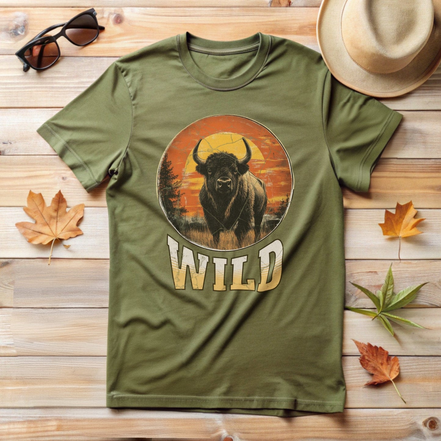 Bison at Sunset T-Shirt